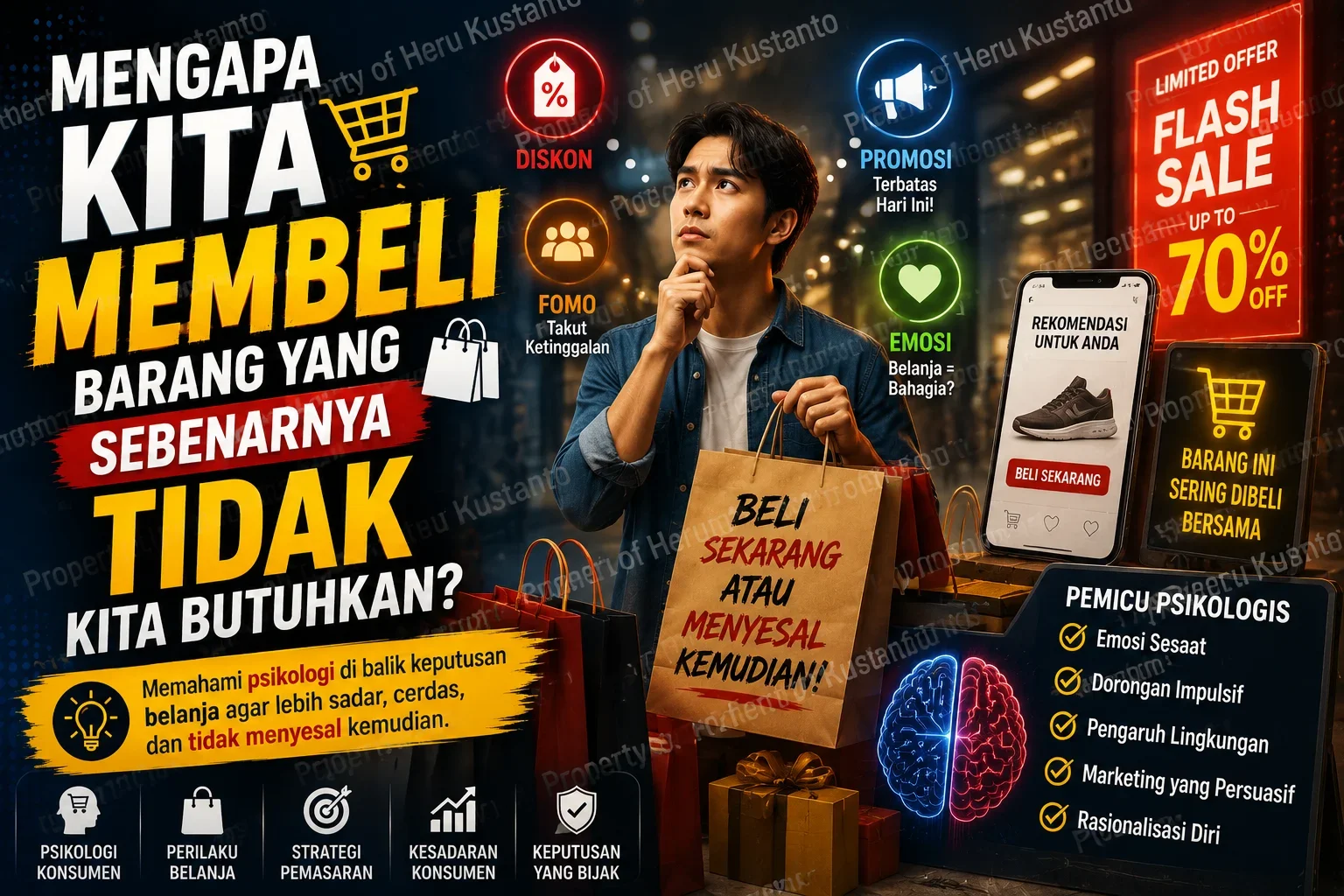 Mengapa Kita Membeli Barang yang Sebenarnya Tidak Kita Butuhkan?